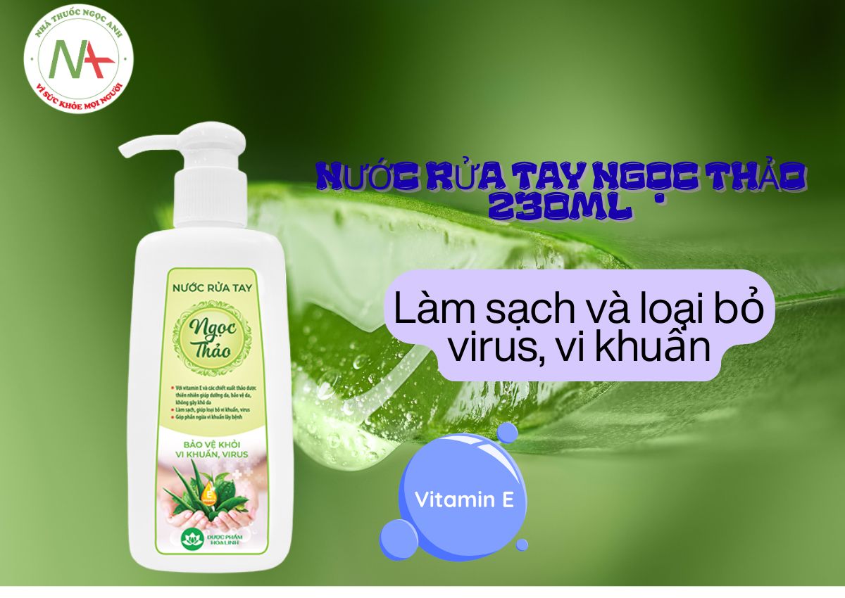 Nước rửa tay Ngọc Thảo 230ml