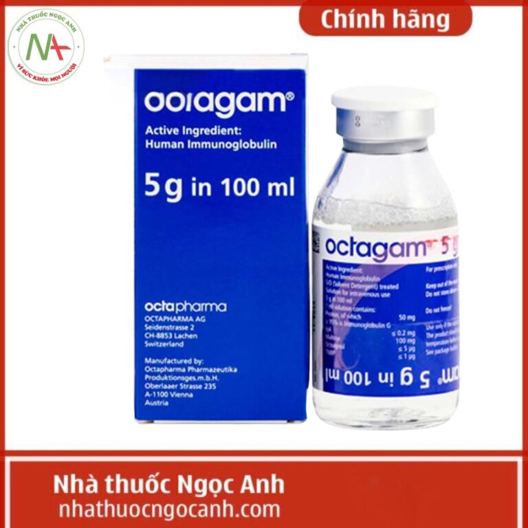 Thuốc Octagam 5g In 100ml là thuốc gì, có tác dụng gì, giá bao nhiêu?