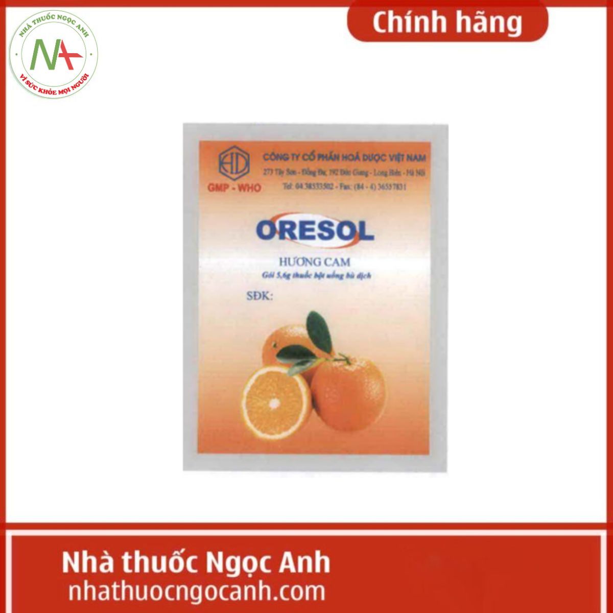 Oresol Hương Cam Hóa Dược Việt Nam