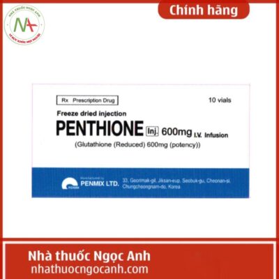 Thuc Penthione for Injection 600 mg (Glutathione) l thuc g?