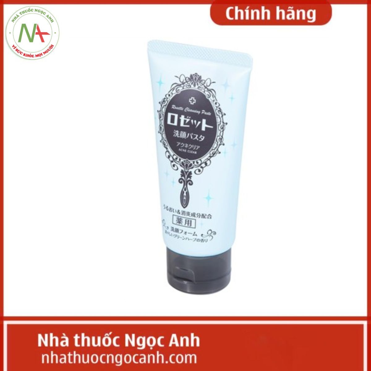 Rosette Face Wash Pasta Acne Clear 120g