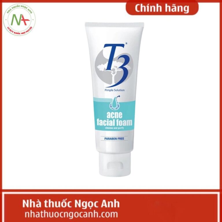 Sữa rửa mặt T3 Acne Facial Foam 100g