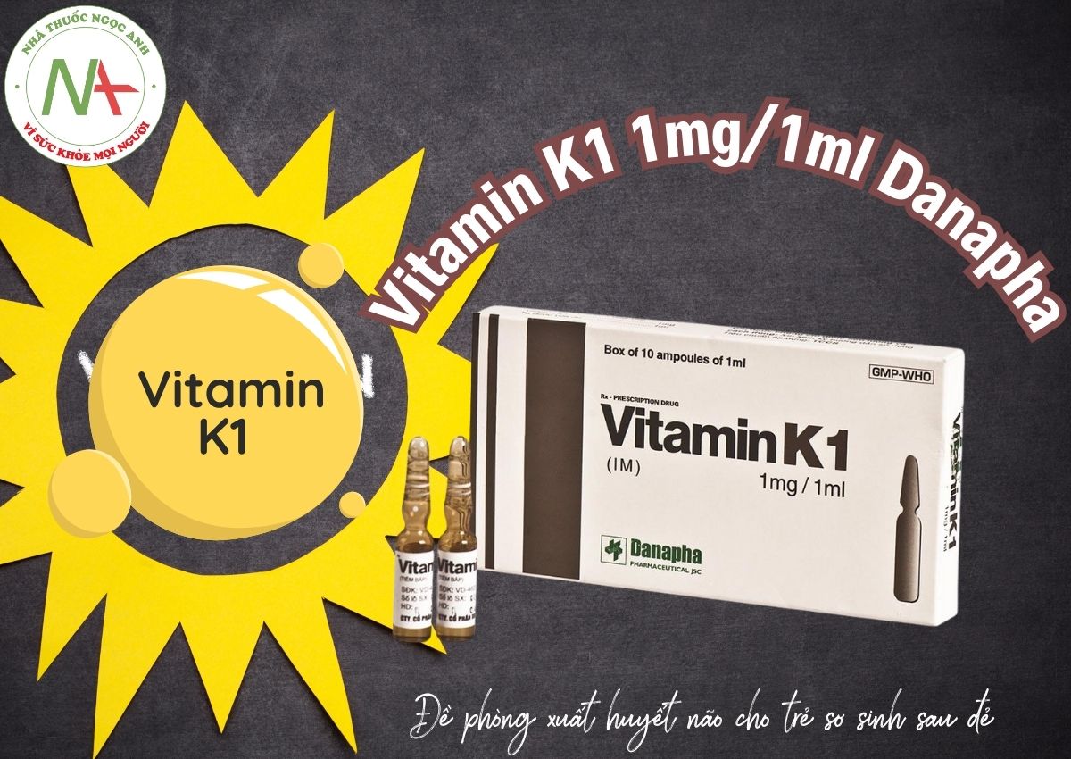 Vitamin K1 1mg/1ml Danapha 3 Vitamin K1 1mg/1ml Danapha