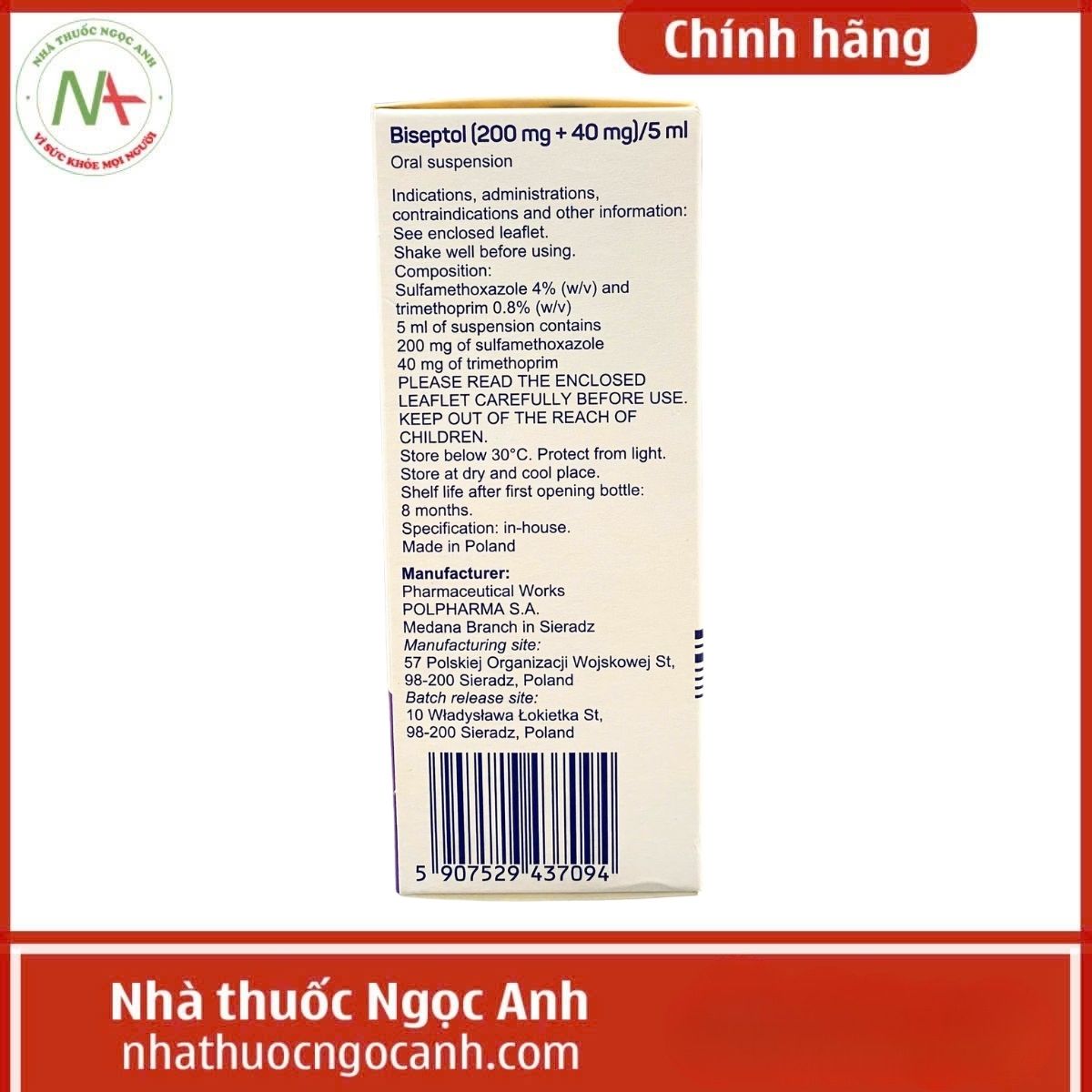 Thuốc Biseptol Polpharma
