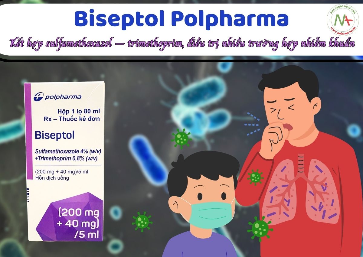 Biseptol Polpharma 3 Thuốc Biseptol Polpharma điều trị nhiều loại nhiễm khuẩn
