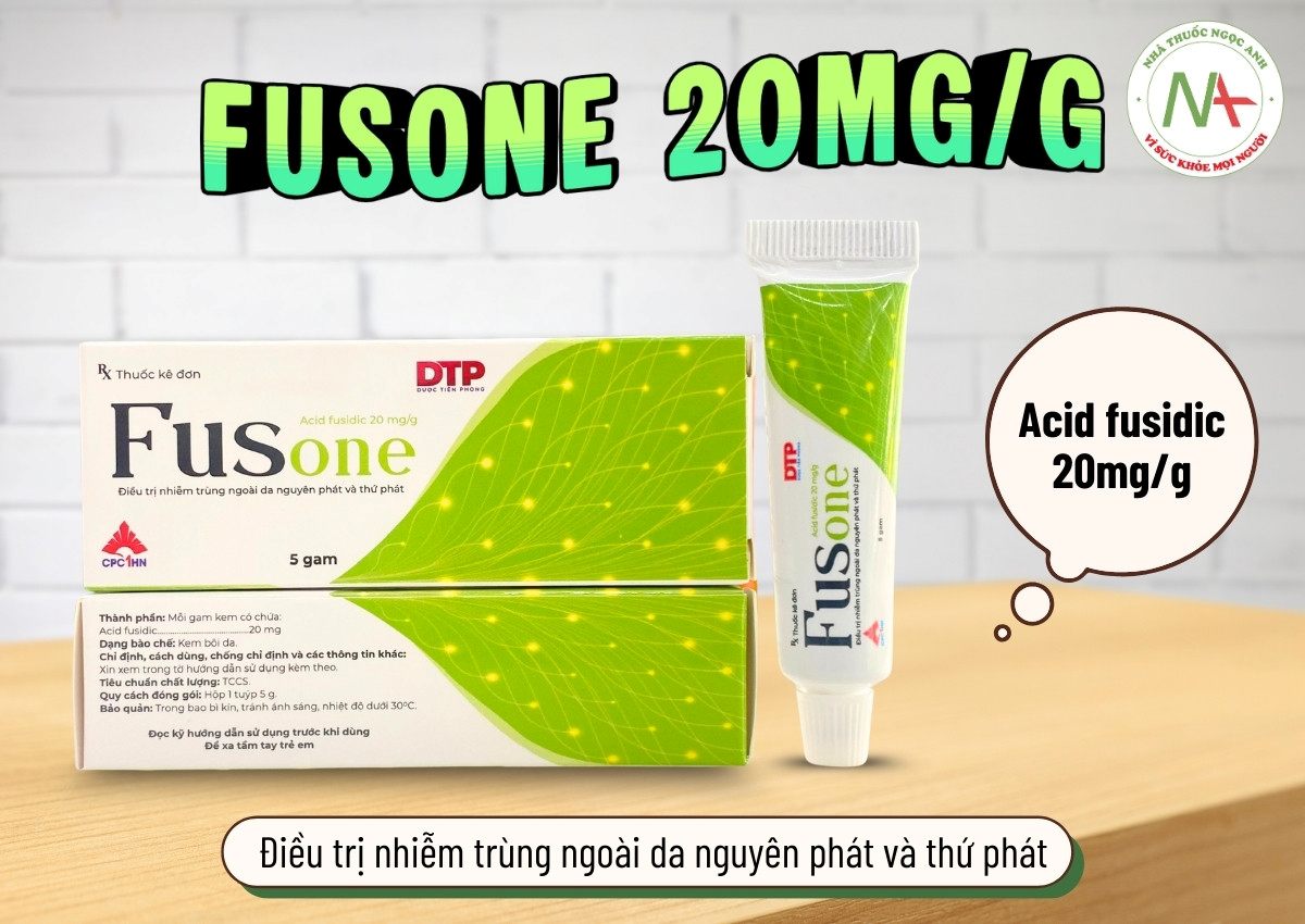 Chỉ định của thuốc Fusone 20mg/g