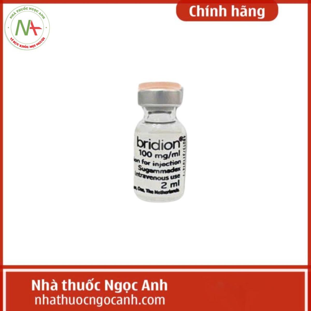 Brition Injection Thuốc Bridion 100mg/ml (Sugammadex) là thuốc gì, có tác dụng gì?