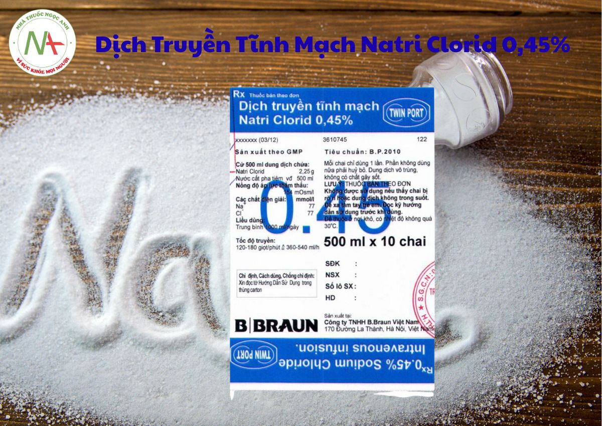 Dịch Truyền Tĩnh Mạch Natri Clorid 0,45% 3 Dịch Truyền Tĩnh Mạch Natri Clorid 0,45% (1)