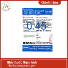 Dịch Truyền Tĩnh Mạch Natri Clorid 0,45%
