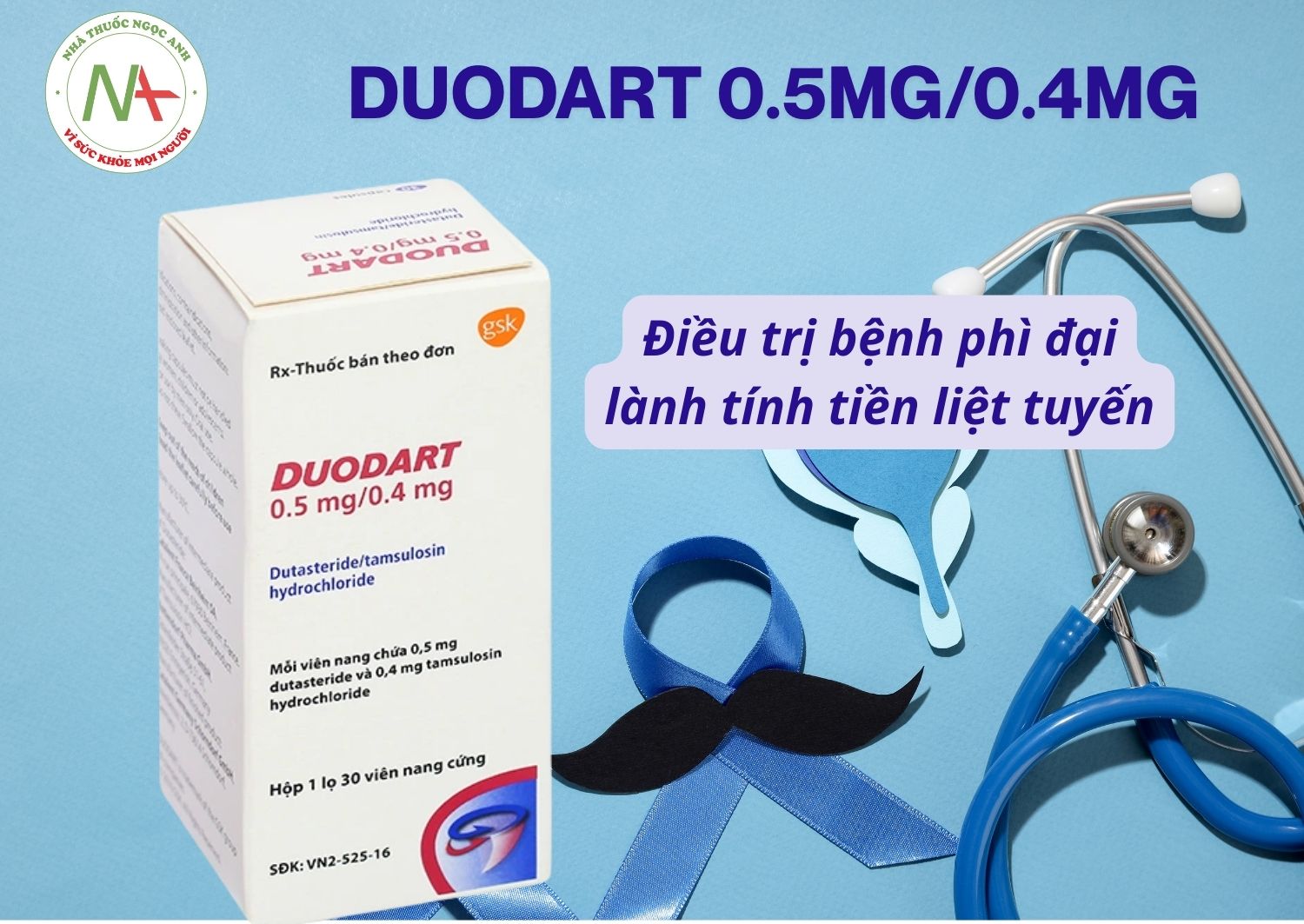 Duodart 0.5mg/0.4mg 3 Duodart 0.5mg/0.4mg