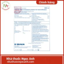 Nhà Thuốc Ngọc Anh 197 Duosol without potassium solution for haemofiltration