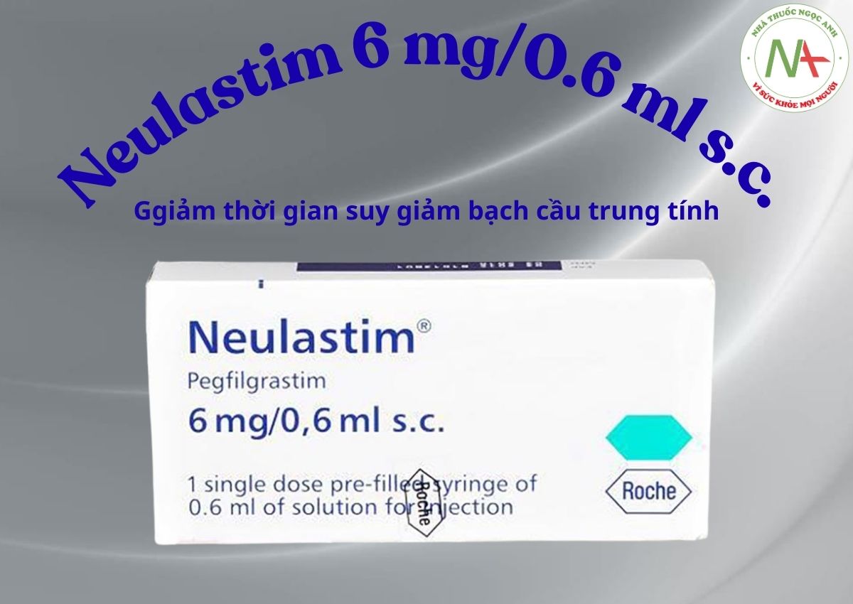 Neulastim 6 mg/0.6 ml s.c. 3 Neulastim 6 mg/0.6 ml s.c.
