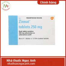 Zinnat tablets 250mg