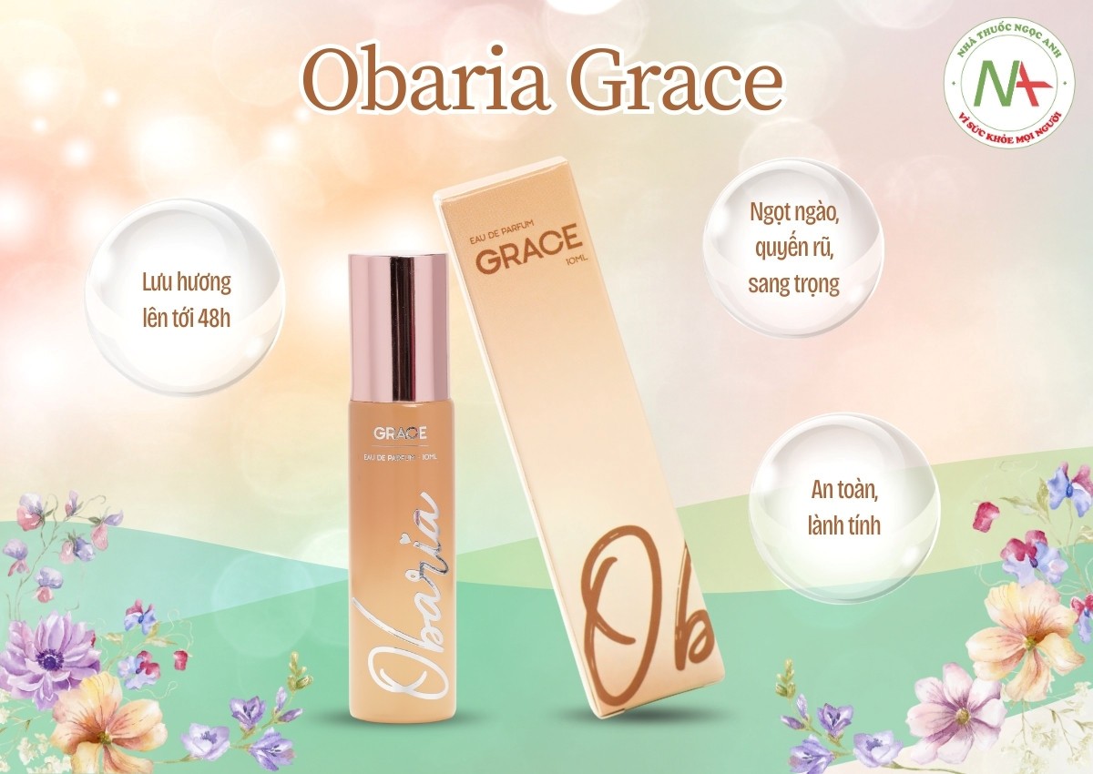 Obaria Grace 3 Nước hoa Obaria Grace ngọt ngào, sang trọng và quyến rũ