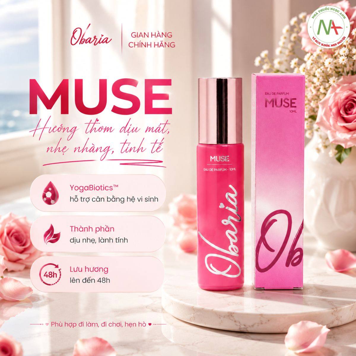 Obaria Muse 9 Son nước hoa Obaria Muse lưu hương lên đến 48h