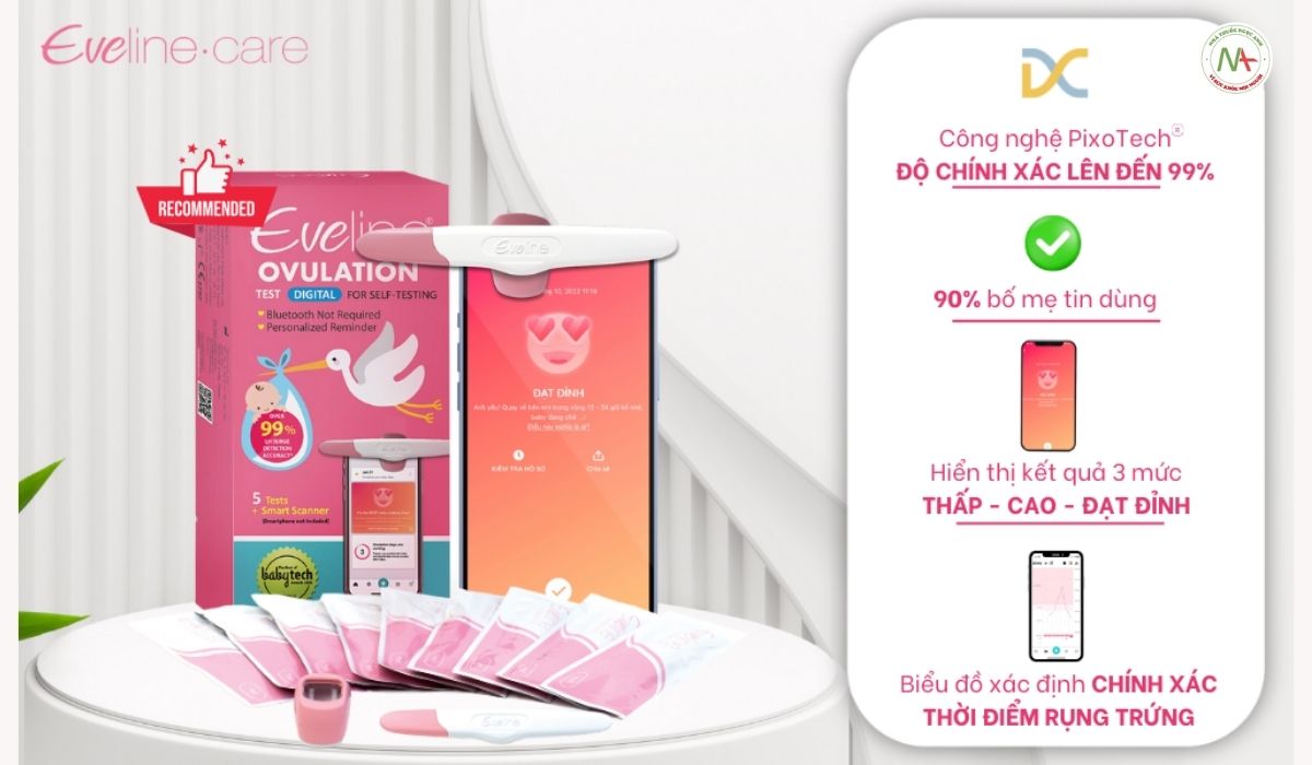 5 loại que thử rụng trứng chính xác nhất & tiết kiệm chị em không nên bỏ qua 12 Que thử rụng trứng điện tử Eveline Care là giải pháp tiết kiệm giúp xác định chính xác thời điểm rụng trứng