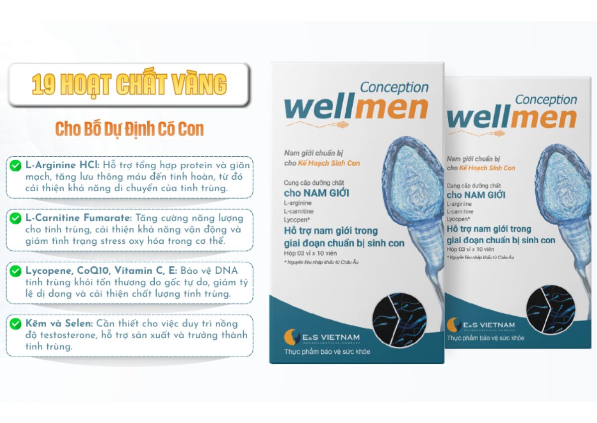 Top 5 viên uống bổ tinh trùng tốt nhất 2026 được chuyên gia khuyên dùng 12 19 hoạt chất vàng