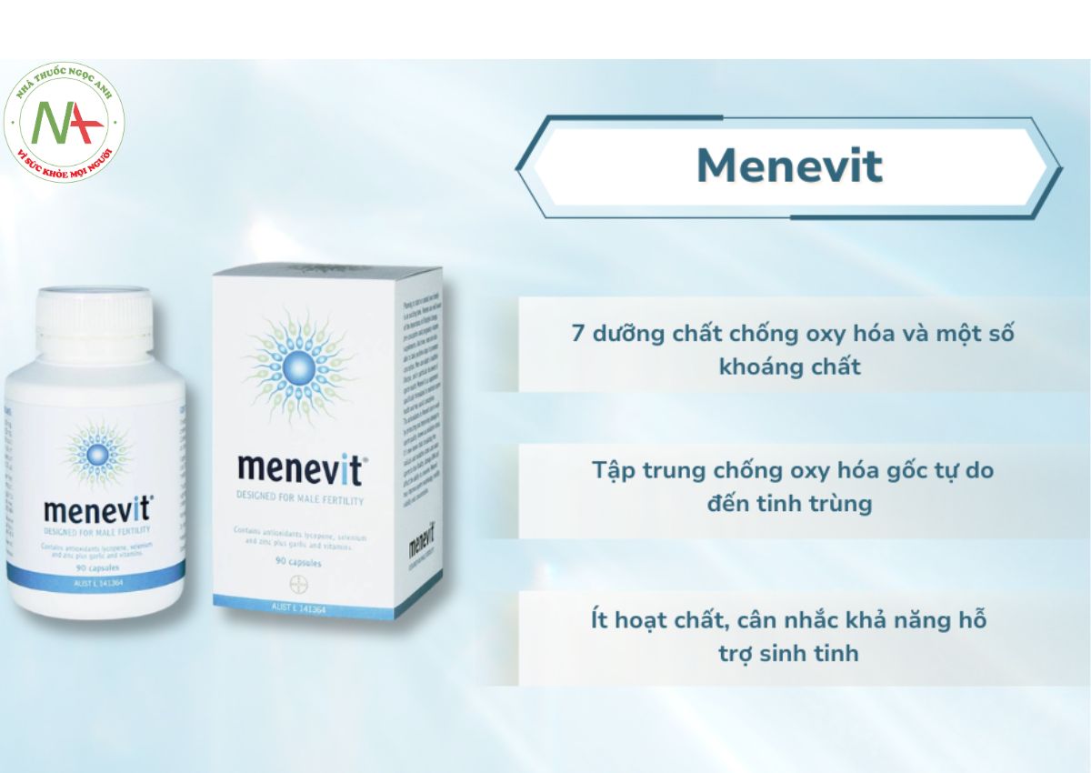 Top 4 thuốc bổ tinh trùng tốt nhất được nam giới được tin dùng hiện nay 17 Menevit
