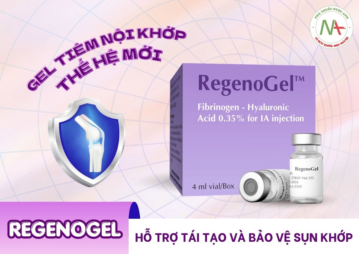 RegenoGel 3 RegenoGel là gel tiêm nội khớp thế hệ mới