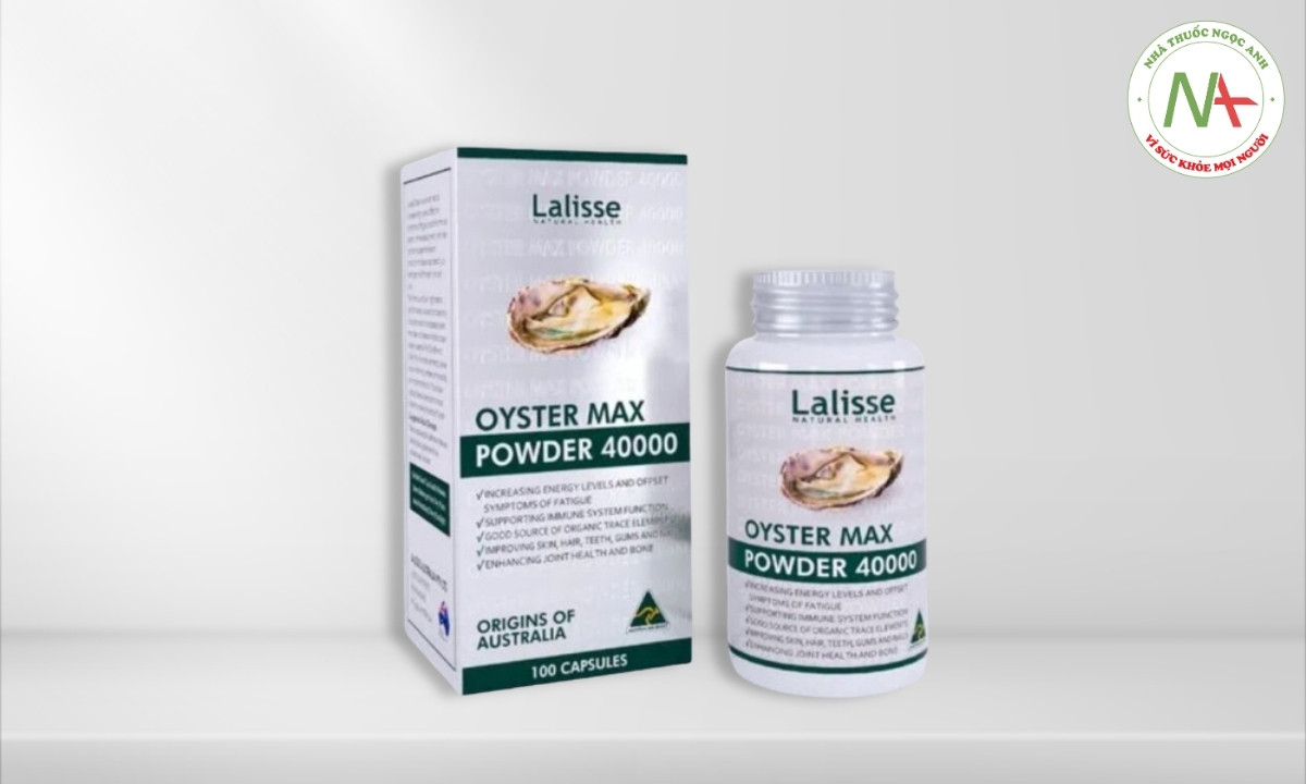 Xếp hạng 7 loại tinh chất hàu tốt nhất: Đâu là lựa chọn đáng tiền? 19 Viên uống Lalisse Oyster Max Powder