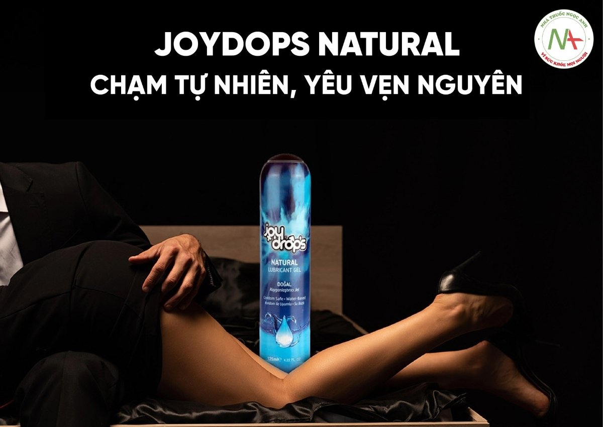 Gel bôi trơn gốc nước JoyDrops 6 Gel bôi trơn gốc nước JoyDrops Natural Lubricant Gel đem lại vẹn nguyên cảm giác thăng hoa trong mỗi lần gần gũi