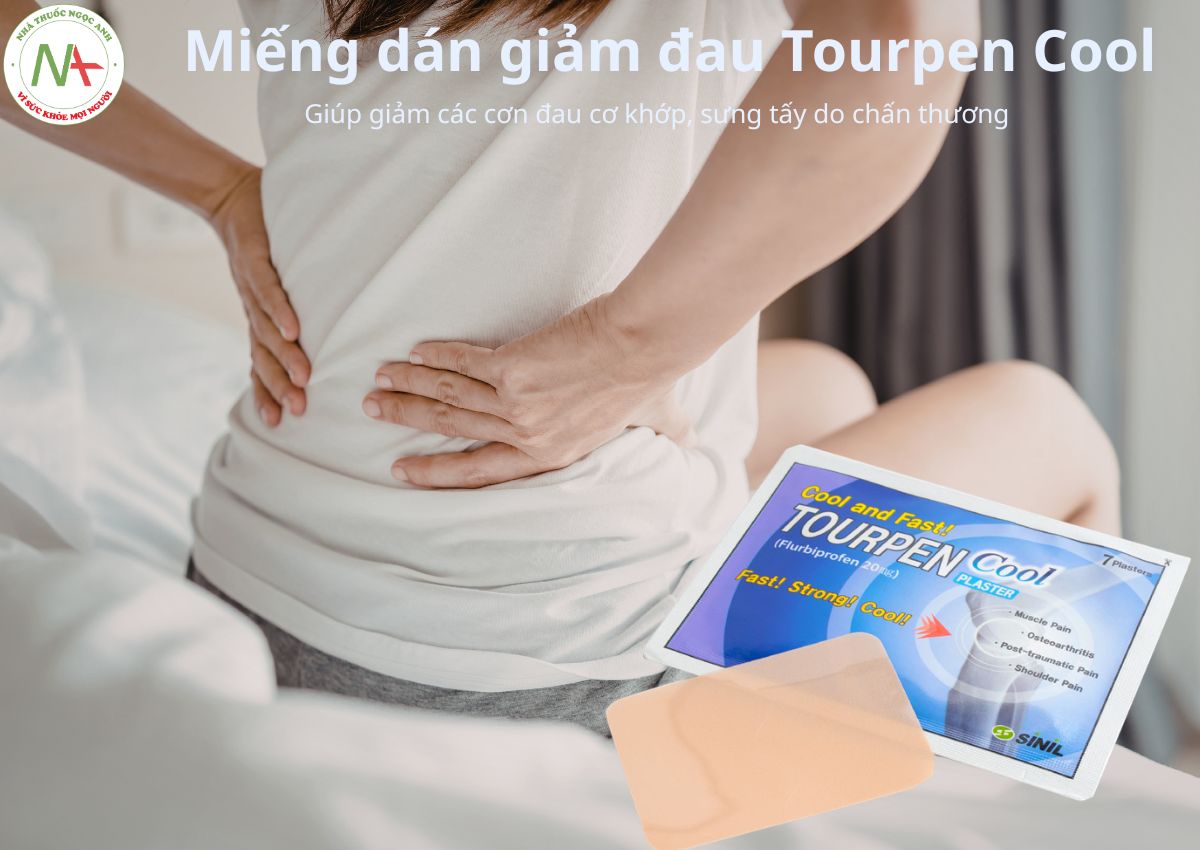 Miếng dán giảm đau Tourpen Cool 3 Miếng dán giảm đau Tourpen Cool