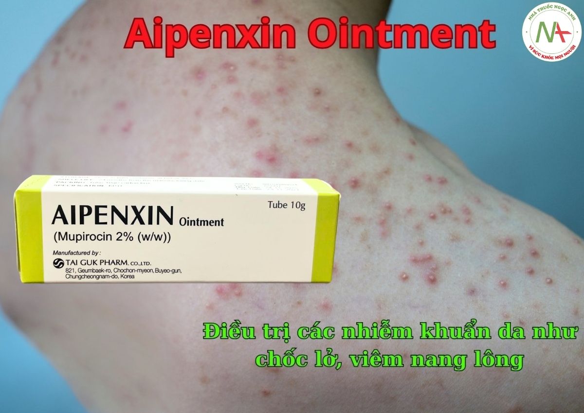 Aipenxin Ointment 3 Thuốc Aipenxin Ointment điều trị nhiễm khuẩn ở da