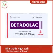 Nhà Thuốc Ngọc Anh 69 Betadolac 300mg