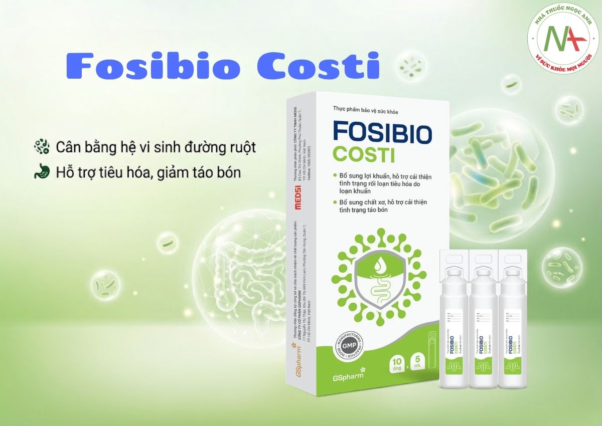 Fosibio Costi 3 Fosibio Costi hỗ trợ cải thiện tình trạng tiêu hóa