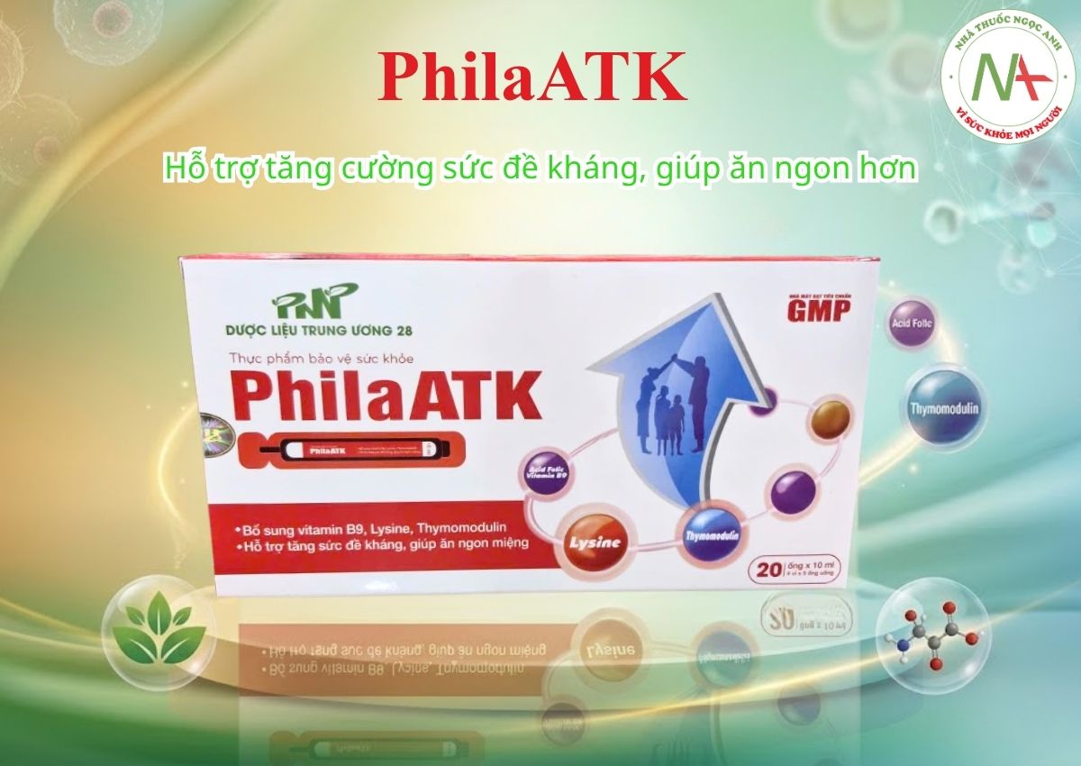PhilaATK 3 PhilaATK hỗ trợ tăng cường miễn dịch