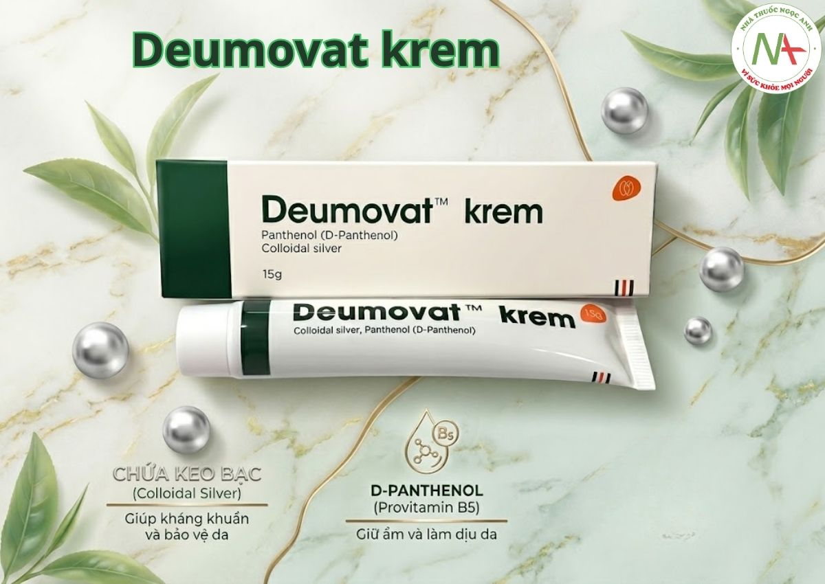 Deumovat Krem 3 Deumovat Krem hỗ trợ chăm sóc da hiệu quả