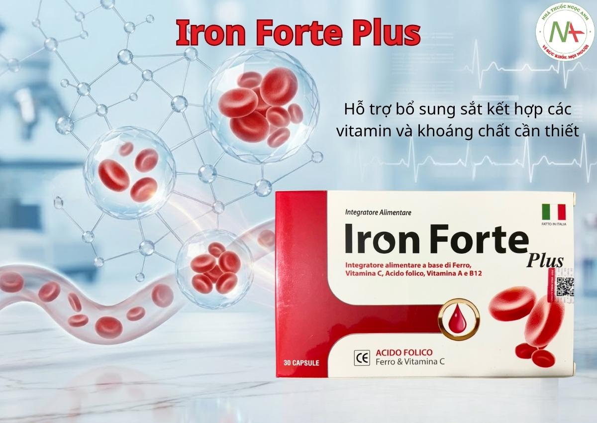 Iron Forte Plus 3 Iron Forte Plus hỗ trợ bổ sung sắt cho cơ thể