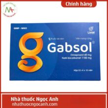 Nhà Thuốc Ngọc Anh 42 Thuốc Gabsol 40mg