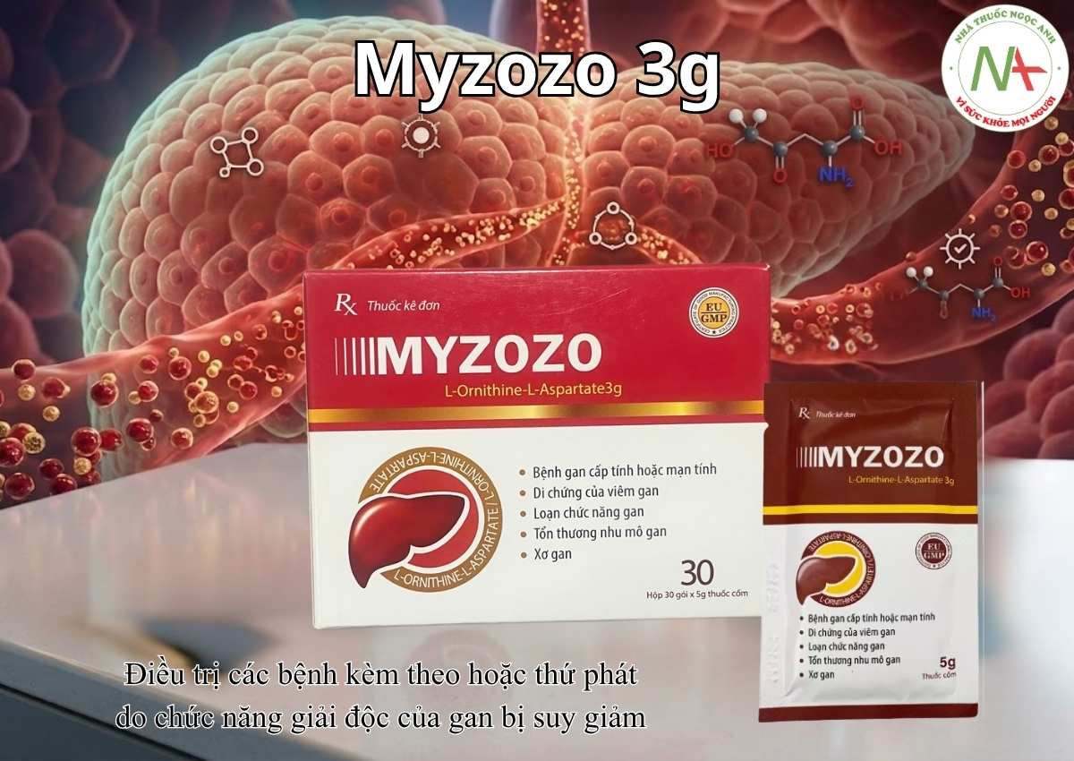 Myzozo 3g 3 Công dụng của Myzozo 3g