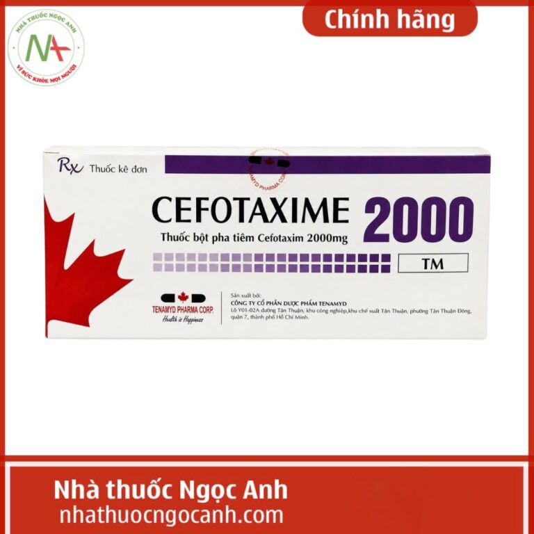 Cefotaxime 2000 Dược phẩm Tenamyd