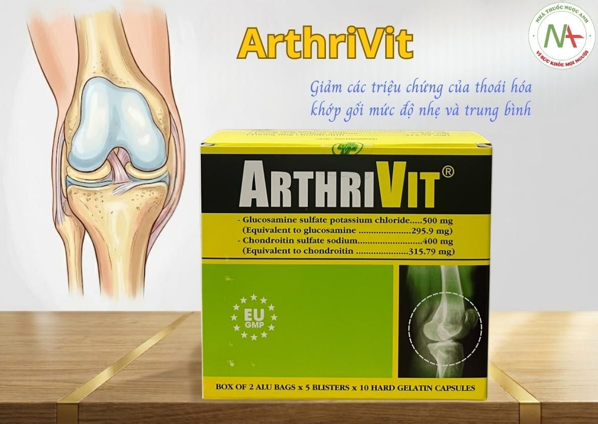 ArthriVit 6 Thuốc ArthriVit dùng trong thoái hóa khớp gối
