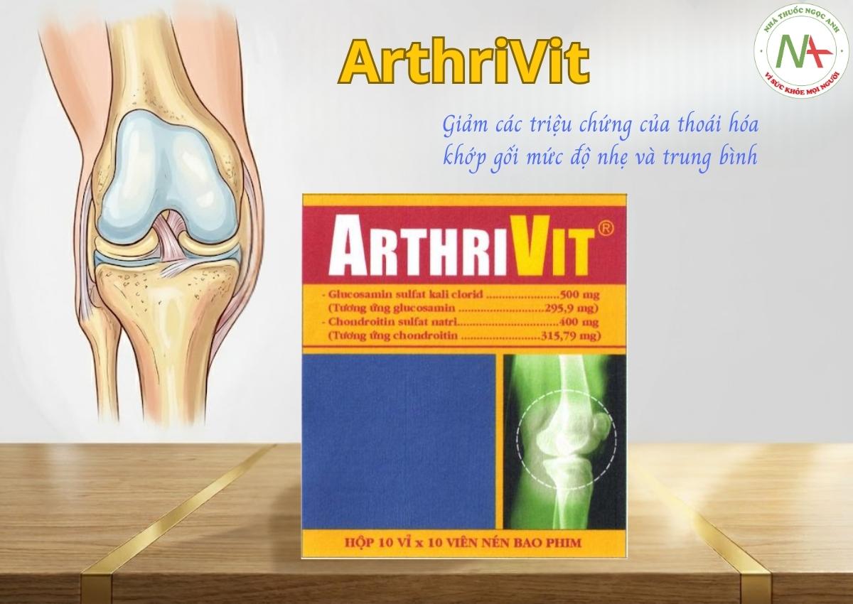ArthriVit 3 Thuốc ArthriVit dùng trong thoái hóa khớp gối