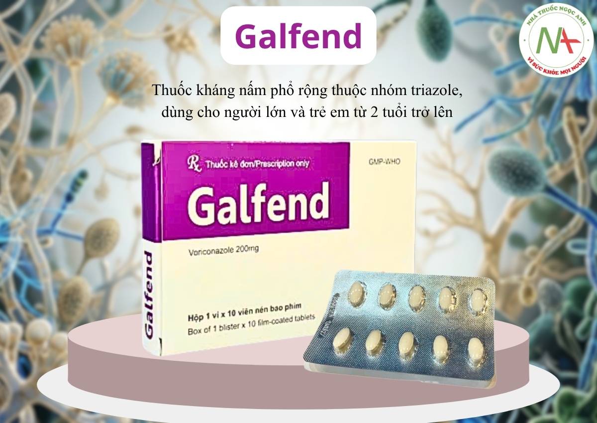 Galfend 3 Galfend - Thuốc kháng nấm nhóm triazole